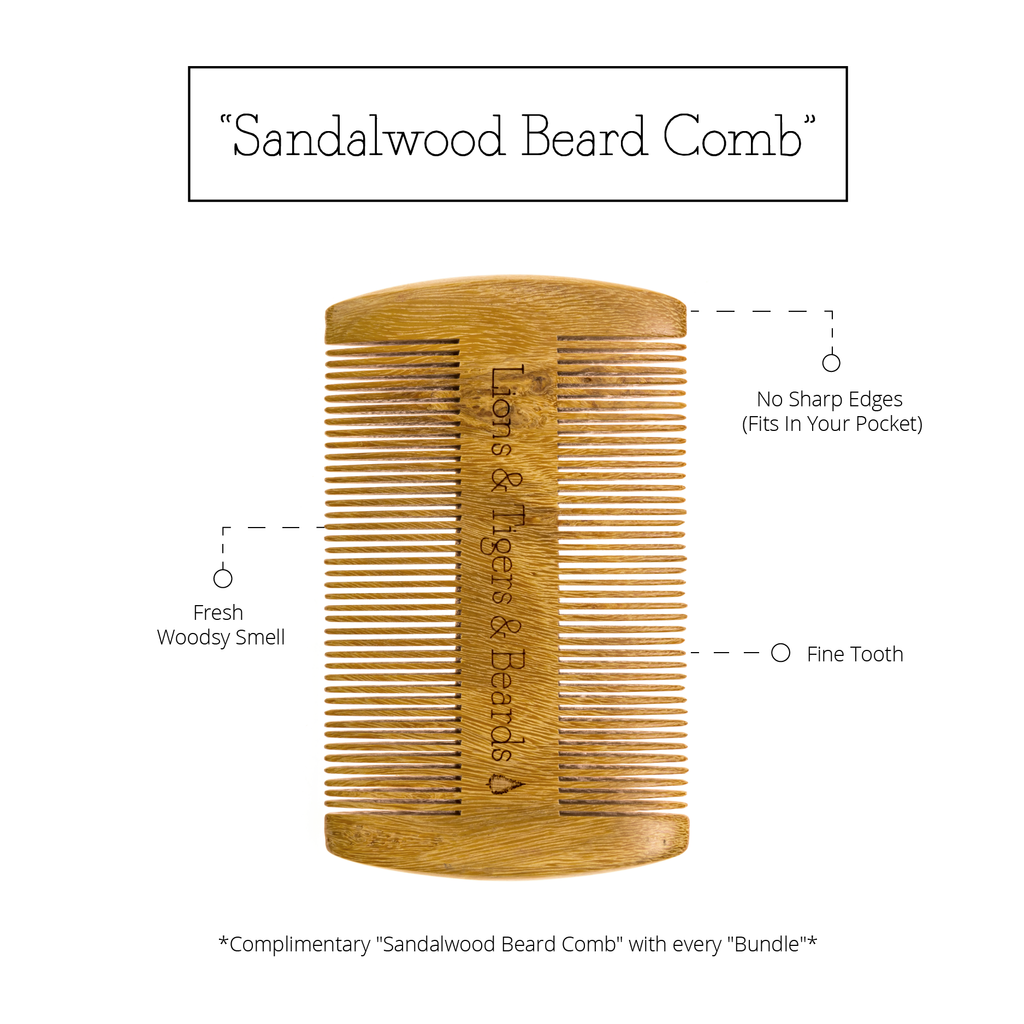 Sandalwood Beard Comb